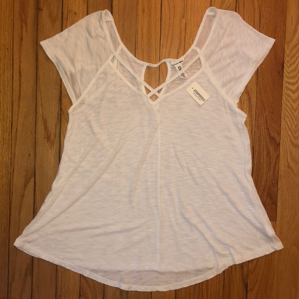 Aeropostale Bethany Mota White Top